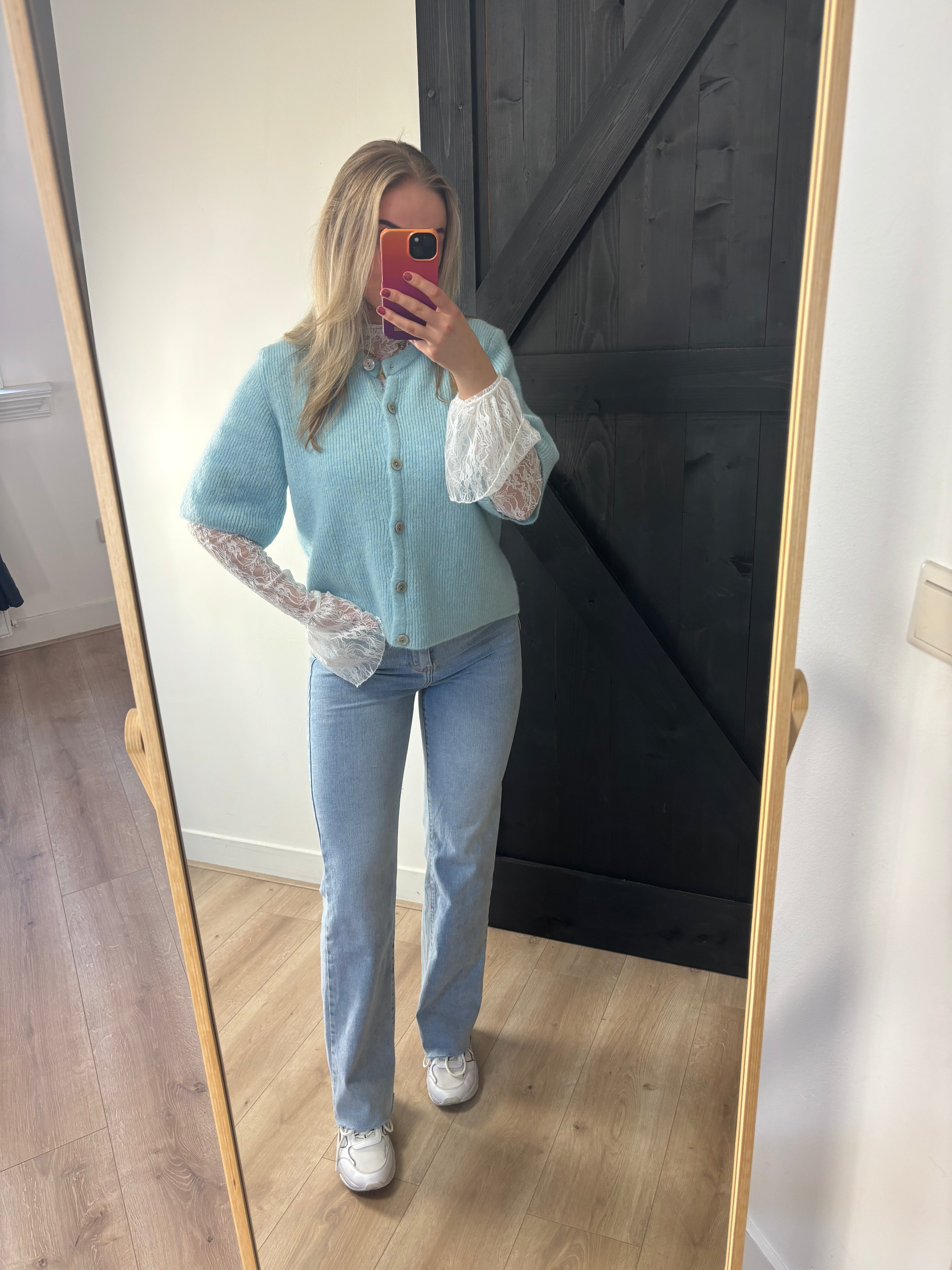 Knit blue