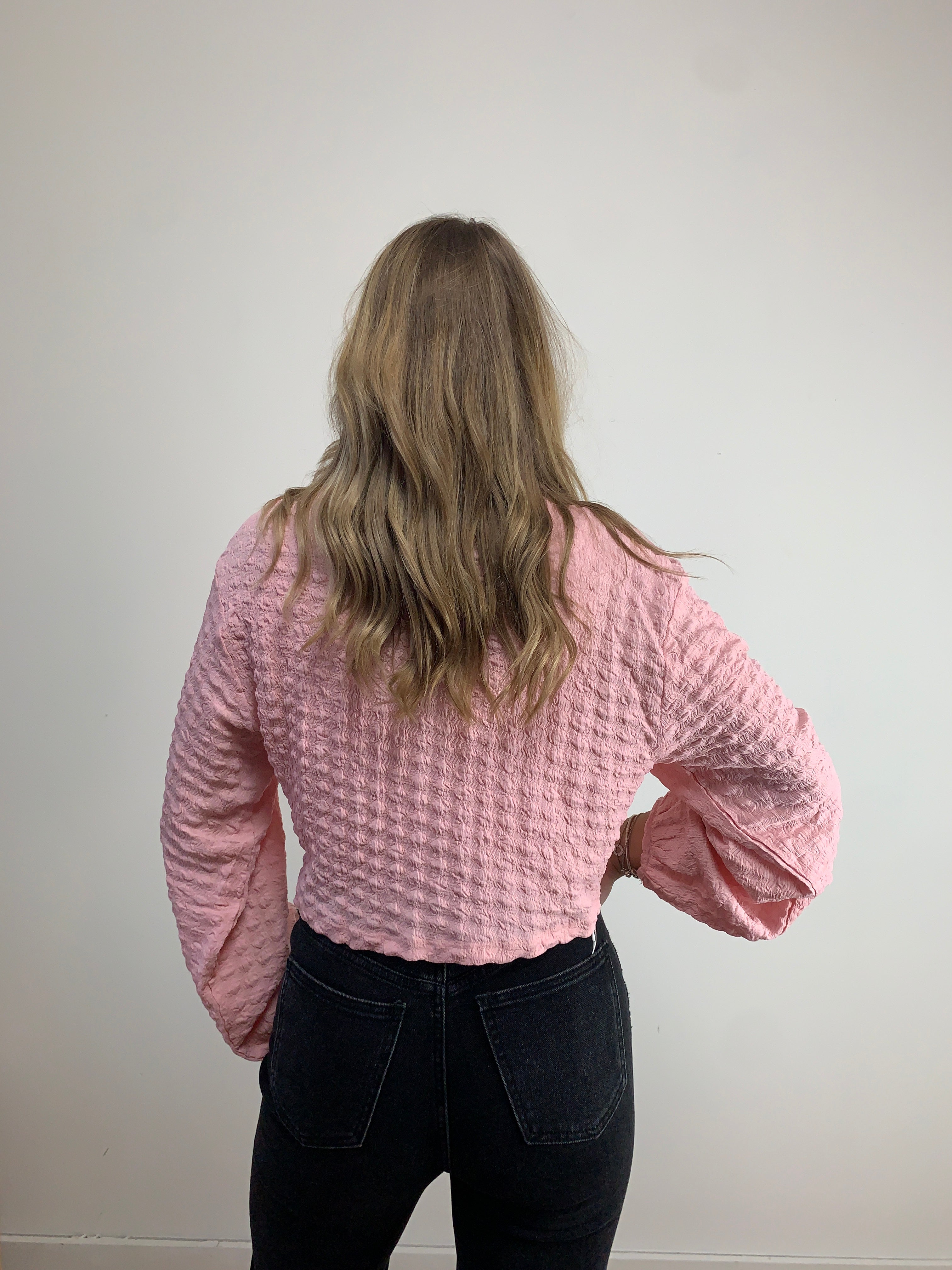 Top pink strik