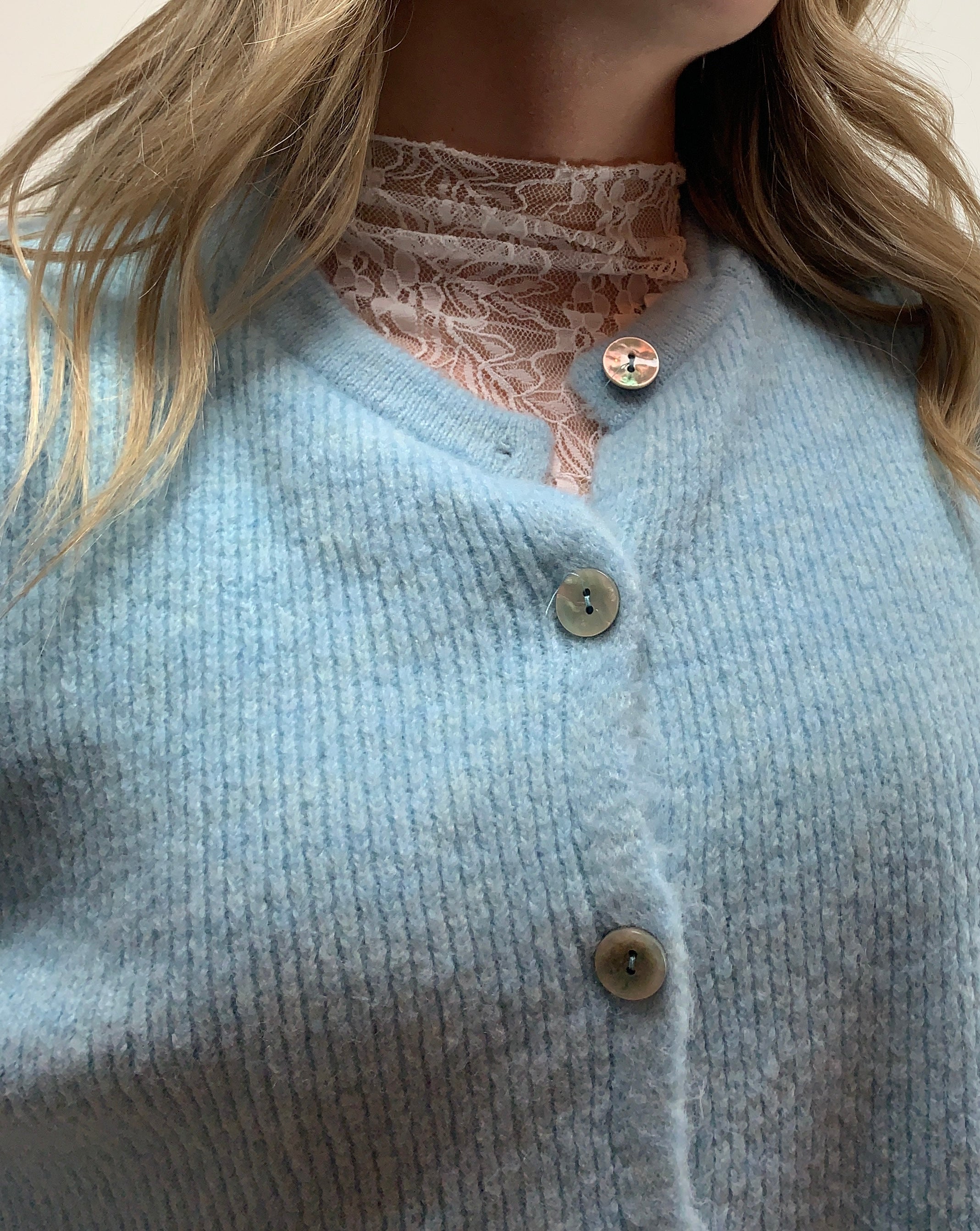Knit blue