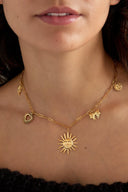 Funky Charms Ketting Goud