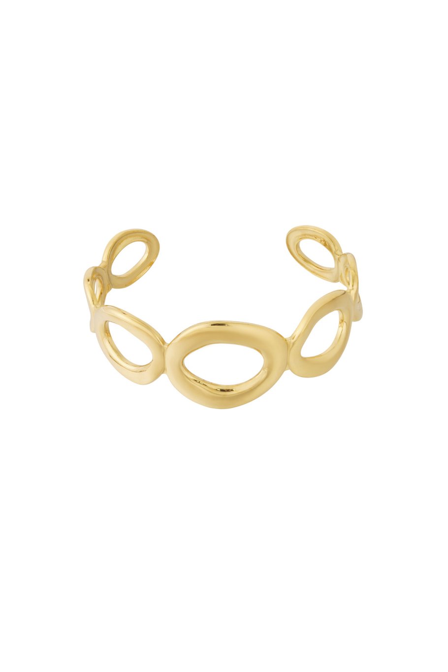 Cuff hoop bracelet