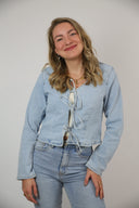 Kiki denim top