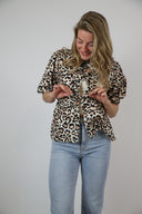 Nora leopard top