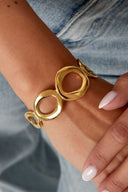 Cuff hoop bracelet