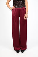 Silk pantalon bordeaux