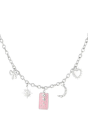 Rose lover charm necklace