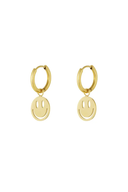 Earrings smiley lover