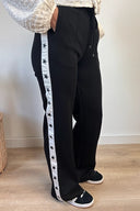 Straight leg jogger star