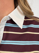 Striped polo