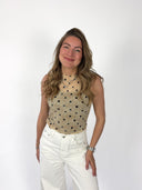 Sprinkle top beige