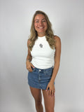 Bente top white
