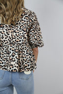 Nora leopard top