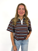 Striped polo