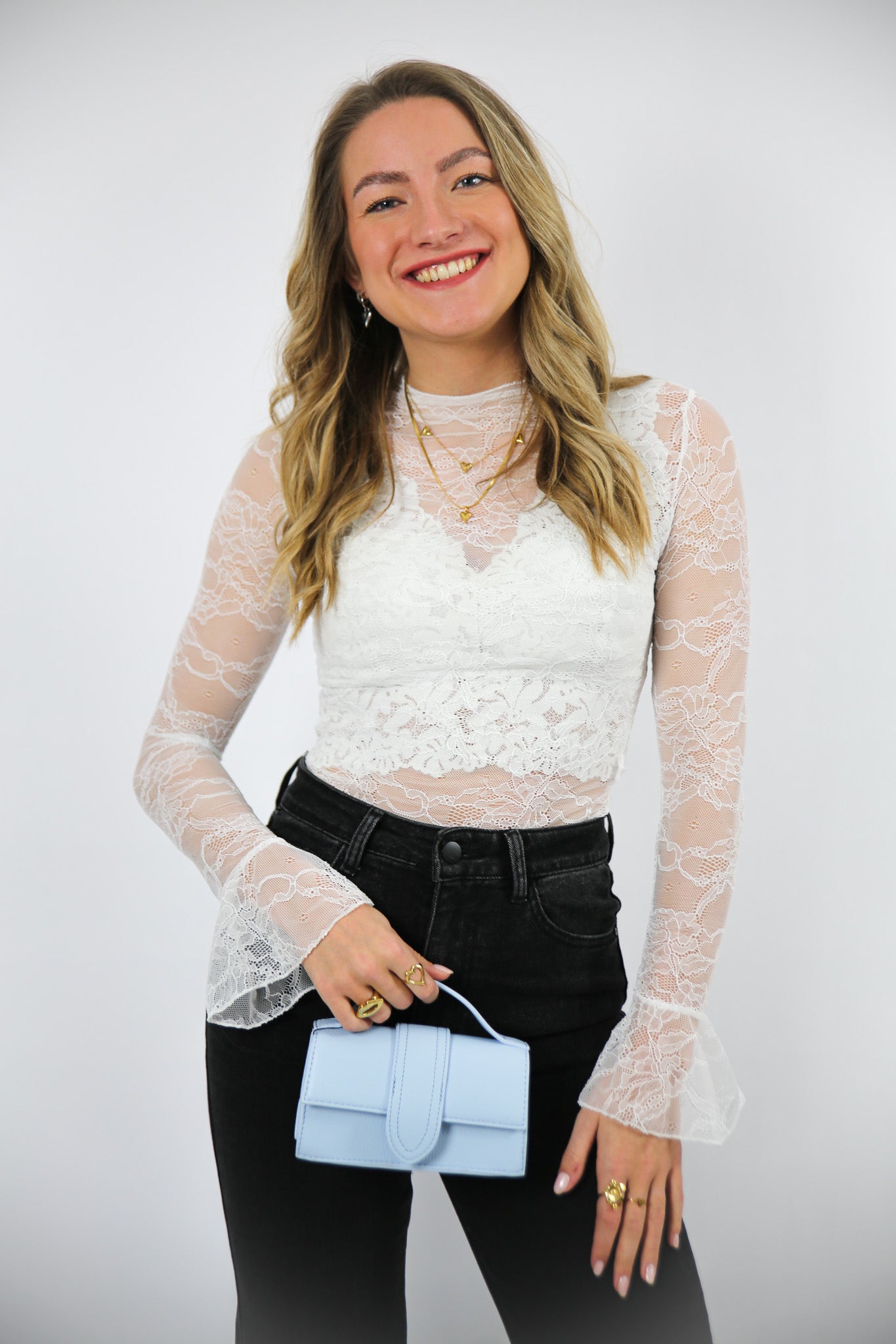 Lace top wit