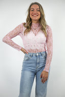 Nina Lace body pink