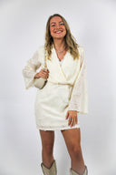 Je T'aime dress Off white