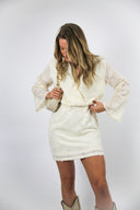 Je T'aime dress Off white