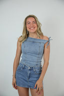 Redefined skort denim