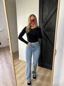 Wide leg jeans blue