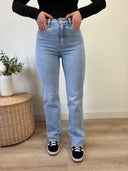 Wide leg jeans blue