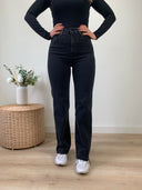 Wide leg jeans black