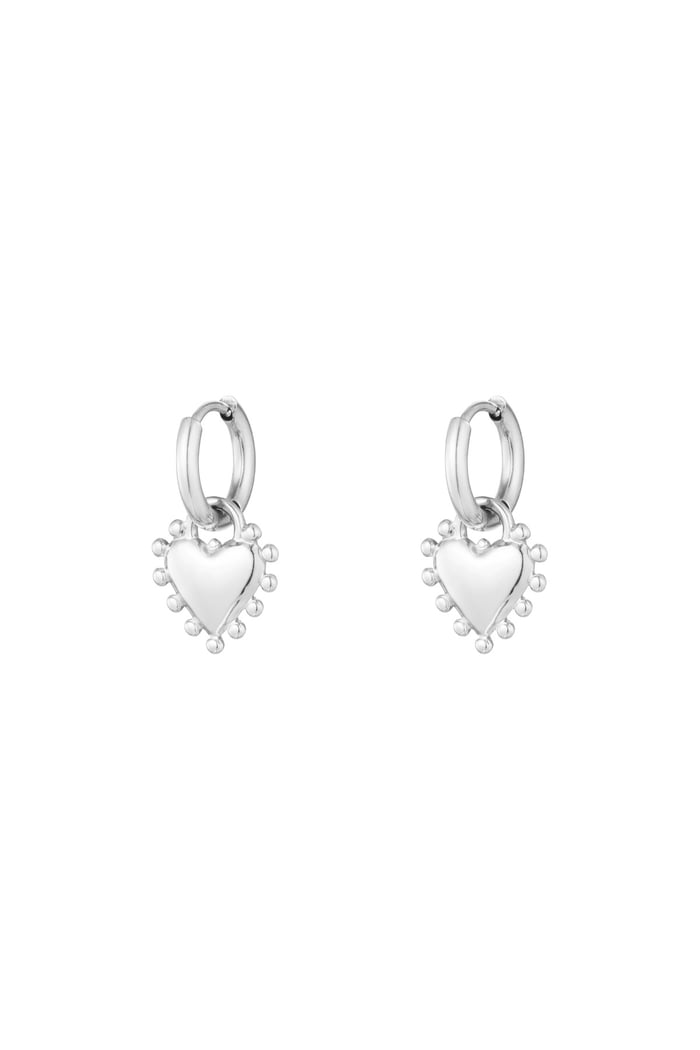 Earrings radiant romance zilver