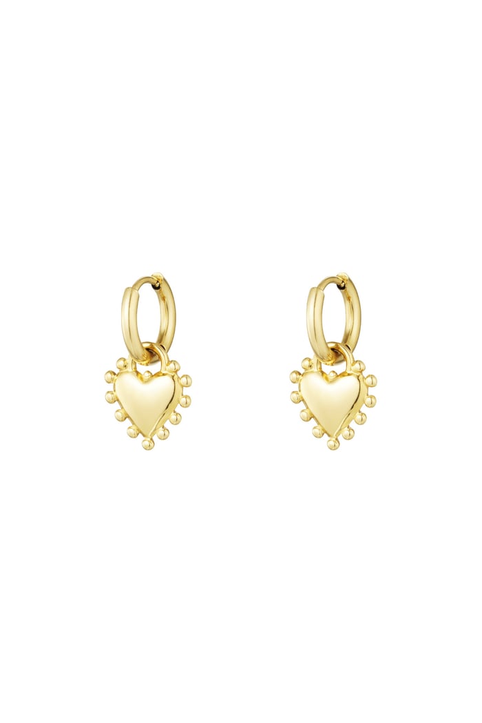 Earrings radiant romance goud