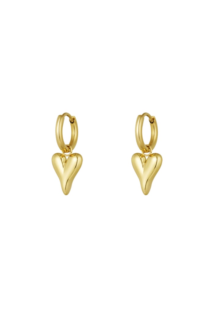 Heart Shaped Earrings goud