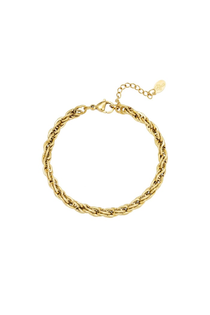 Bracelet Twisted Chain goud
