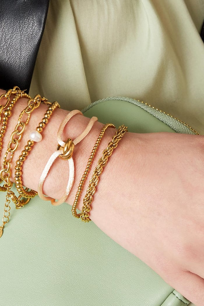 Bracelet Twisted Chain zilver